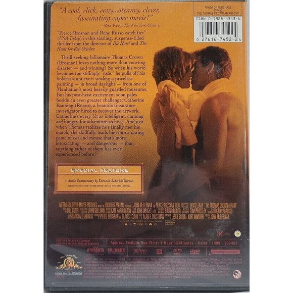 The Thomas Crown Affair (DVD, 2009) - Picture 2 of 2